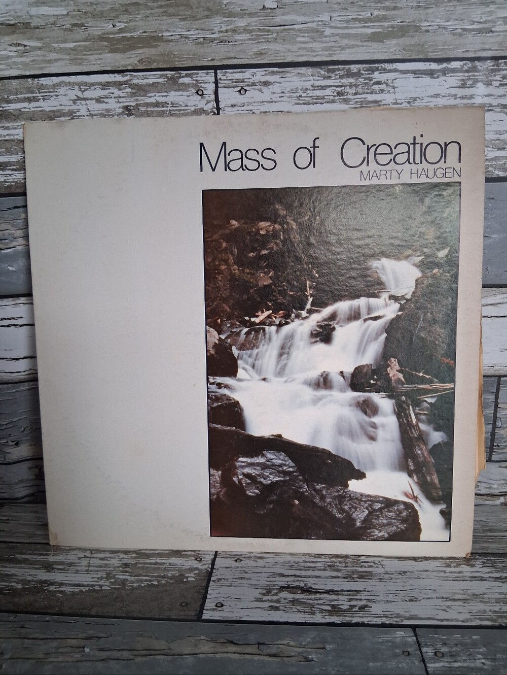 - Mass of Creation Vinyl Record (White, Brown) Marty Haugen